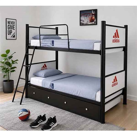 تخت دو طبقه فلزی اسپرت D210